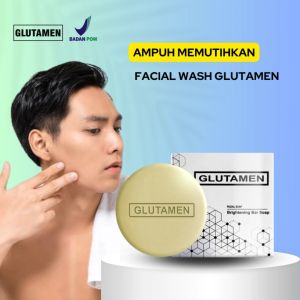 SKINCARE PRIA BPOM!!! Paket Skincare Viral Sabun Glutamen Pemutih Kulit Wajah Ampuh Permanen Cream Pemutih Kulit Wajah Penghilang Jerawat Pria Sabun Pemutih Kulit Wajah Pria BPOM Alami Cepat Halal Pemutih Kulit Wajah Glowing Cepat Pria