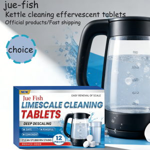Kettle Descaler Effervescent Tablets Fast Dissolve No Scrubbing Food Grade Limescale Remover Cleaner For Electric Kettle