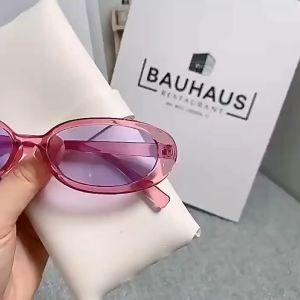 WD Kacamata Hitam Wanita Retro Gaya Jepang dan Korea Ins Eropa dan Amerika Gradient Color Optical Glass Sunglasses Women K40