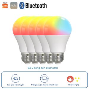 MOES | Bóng Đèn LED Bluetooth MOES E27 Có Thể Điều Chỉnh Độ Sáng Màu Sắc Ánh Sáng Thông Minh Có Thể Điều Chỉnh Tương Thích Với Alexa Google Voice Cho Các Bữa Tiệc