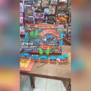 [KST] Mainan Kereta Api Edukatif Anak Laki Laki Mainan Rel Kereta Listrik Kado Ulang Tahun