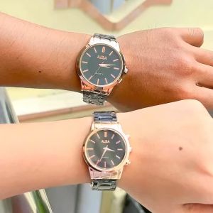 Jam Tangan Wanita/Jam Tangan Pria/Jam Tangan Cople/Jam Tangan Rantai Stainless Jam Analoq