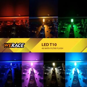 WERACE LED T10 48 Mata Putar Kedip Flash