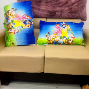 Princess - [Pillowcase only] 2PCS Premium Character Printed Pillowcases - Queen-18"x28"inches