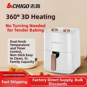 ZHUOLESHI | Nồi Chiên Không Dầu Đa Năng Dung Tích Lớn