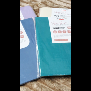 Jean Perry - Novelle Spectrum Colours 1pc Cotton Non-Iron Bolstercase 900TC - Soft Easy Care Wrinkle-Resistant Bedding