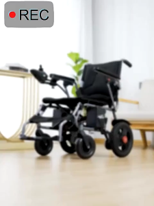 Multifunctional Electric Wheelchair Elderly Disabled Folding Wheelchair Shock Absorb