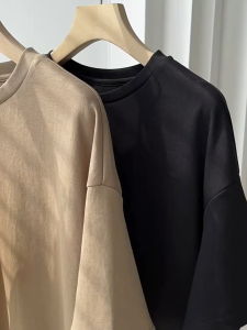 【BUY1 TAKE2】3PCS Basic Plain Cut Out Tie Back Hollow Out Drop Shoulder Regular Fit Round Neck Short Sleeves T-Shirt For Women(Send from Manila Warehouse)