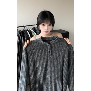 เสื้อฮู้ดมีฮีโร่ Henry American High Street Fishbone ทรงหลวมสำหรับผู้ชาย ฤดูใบไม้ร่วง 2025 แบรนด์แฟชั่น