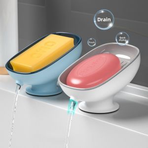 Besee | Wall Mounted Drainage Soap Holder No Drill Suction Cup