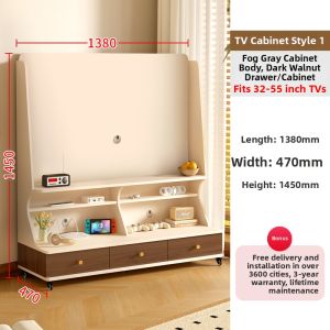 HANYUAN | Moveable Living Room TV Cabinet With Storage