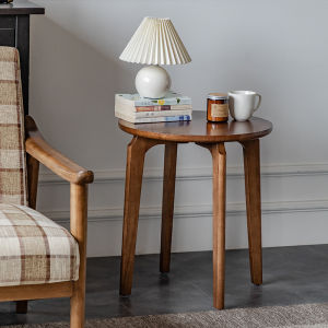 Scandinavian Single-Seat Sofa Chair Solid Wood Chair Study and Bedroom Balcony Casual Sofa Japanese Living Room Simple Wood Chair