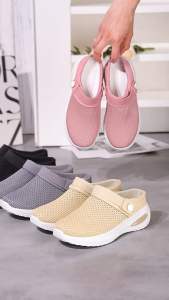 Korean half shoes for women doll shoes sneaker shoes rubber shoes slip on shoes flat shoes breathable mules shoes for women