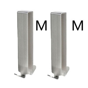 Stainless Steel Double Side Hooks Bathroom Shower Door Hook Over Glass Door Shower Towel Rack For Glass Wall Or Glass Door