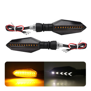KEVANLY | Motorcycle LED Turn Signals Light Arrow Sequential Water Flowing Indicator Light For Electric Scooter Motorbike Signal Light