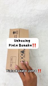 Piala Teddy Hadiah Lomba Custom