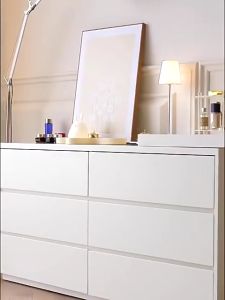 Ditto Dressing Table With DrawerWith Cabinet Dressing Table 2 in 1 INS Vanity Table Cabinet Desk Bedside Cabinet Ins style Simple Modern Dressing Table
