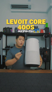 Levoit Core 400s Smart Air Purifier | Air Quality Monitor | H13 True HEPA | Low Noise 24dB | Large Coverage