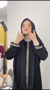 Abaya Aisha Turkey Renda Muslim Trend 2024