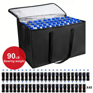 Large-Capacity Insulated Cooler Bag - Keep Food Hot & Cold For Hours - Grocery Tote Soft Cooler Bag