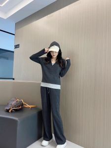 Lazy Style Women's Sweatshirt Hoodie Fake Two-Piece Set: Long Sleeve Polyester Fiber Spring Autumn Casual Sportswear