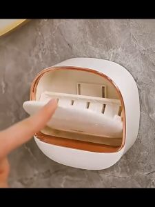 DuduMart Soap Box Wall-Mounted Soap Holder Organizer Soap Dispenser Bathroom Accessories