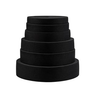 5 Thước Dây Thun May Vá Rộng 10-50mm Bền Mềm Độ Đàn Hồi Cao Màu Đen/trắng Chất Liệu Nylon