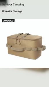 Outdoor Camping Utensils Storage Bag Military Fan Portable Folding Handbag Multi-Functional Storage Bag for Picnic And Hiking