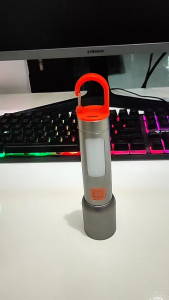 Senter LED 3 SInar Warna Super Terang Flashlight Sinar Putih Kuning Biru Senter Multifungsi Portable MX724