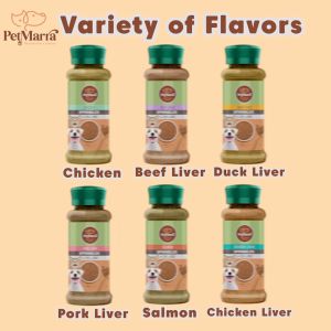 PetMarra Sprinkles for Cats and Dogs Chicken Liver Flavor 120g Supplement Appetite Booster Topper Cat Dog Puppy Kitten