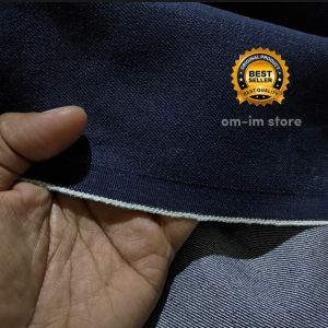 Kain JEANS Stretch 12 oz  Grade A  per 1.25 meter Cocok untuk Jeans Jaket Rompi Kemeja Tas Topi dsb