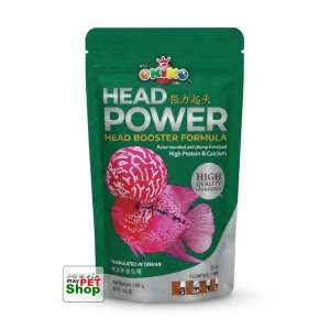Okiko Head Power Head Booster Formula Flower Horn Fish Food - 100g