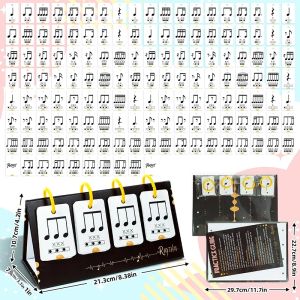 72 Thẻ Học Nhạc - Công Cụ Giáo Dục Nhận Biết Nhạc Cụ Và Nhịp Điệu Cho Giáo Dục Sớm