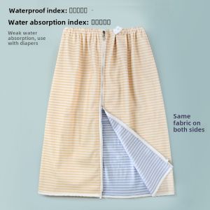 Washable Incontinence Briefs for Elderly Women Bed Mat Urine Barrier Skirt Home Comfort Wear mid Waist Seven Length Pants