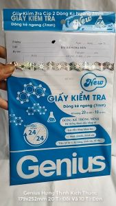 Giấy Kiểm Tra Cấp 2 Dòng Kẻ Ngang 7mm Genius Hưng Thịnh Kích Thước 179x252mm 20 Tờ Đôi Và 10 Tờ Đơn Dòng Kẻ Thông Minh Hệ Thống Đánh Dấu Bằng Số Lời Đầu Dòng Khoa Học Vẽ Hình Nhanh Chính Xác