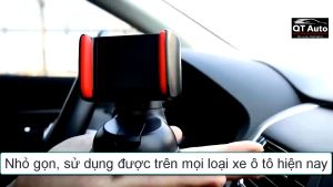 Giá Đỡ Điện Thoại Trên Ô Tô Đặt Taplo Và Kính Lái Hút Chân Không Xoay 360 Độ - Giá Đỡ Điện Thoại Ô Tô Có Logo Xe