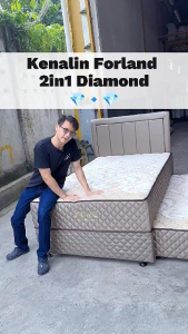 Forland 2 in 1 Diamond Kasur Full Busa Rebounded Foam + Soft Foam Sorong