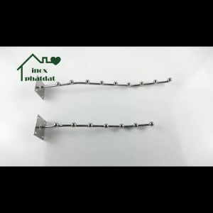 Móc bi treo quần áo shop thời trang bằng Inox PHÁT ĐẠT móc treo quần áo móc xốp móc bi móc shop (SP145)