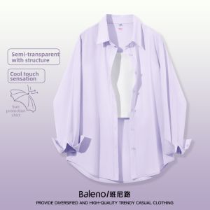 BALENO | Ice Silk Anti-Wrinkle Sunscreen Loose Shirt
