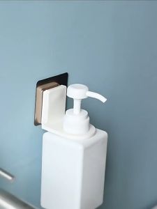 READY STOCK!!! Home Bathroom Rack | Shampoo Shower Gel Bottle Holder | Hand Soap Wall Hook | Hanging Mounted Sticky  现货‼️ 家用浴室置物架 | 洗发水沐浴露瓶架 | 免打孔壁挂式挂钩