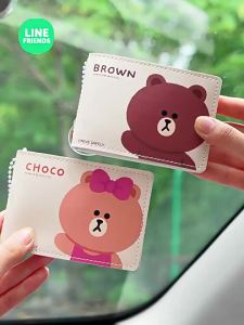 100% Authentic Line Friends Card Holder Multi-card Slot Car Drivers License Protective Cover Card Holder Two in One Motor Vehicle Driving Certificate Cover LFB280