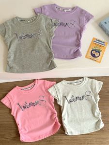 Girls Summer Sleeveless T-Shirt Casual Korean Style Middle Large Children Fashionable Baby Top Breathable Short Sleeve Cartoon