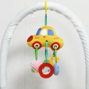 Hanging  Newborn Infant Car Seat Stroller Hanging Plush Soft Educational Sensory Montessori Baby Shower Gift