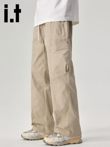 izzue | Japanese Style Loose Wrinkle Khaki Work Trousers