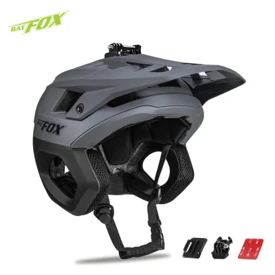 BATFOX | Mũ Bảo Hiểm Đua Xe Đạp Núi Cho Trẻ Em và Thanh Thiếu Niên Bán Mặt Chống Ồn Tai