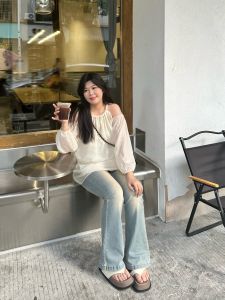 High Waist Wide Leg Jeans Slimming Light Colored plus Size Womens Fashionable Long Straight Leg Blue Denim Pants