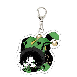The Freak Circus Otome Game Acrylic Keychain 5.5cm Pierrot Harlequin Double-sided HD Print Collectible Desk Decor Fan Gift