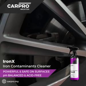 CARPRO IronX (1L) - Powerful Iron Filings & Contaminants Wheels & Paint Surface Cleaner