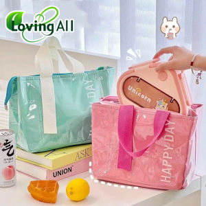 Insulated Lunch Bag hickened Aluminum Foil Camping Picnic Ice Pack Children School Bento Bag Picnic Food Storage Tote Bag