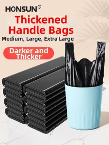 HS | Home Use Thick Black Handheld Garbage Bags